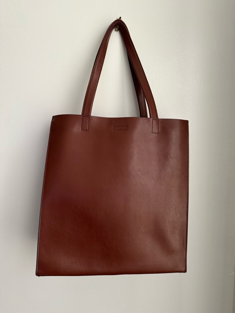 Banana Republic Chestnut Brown Leather Tote